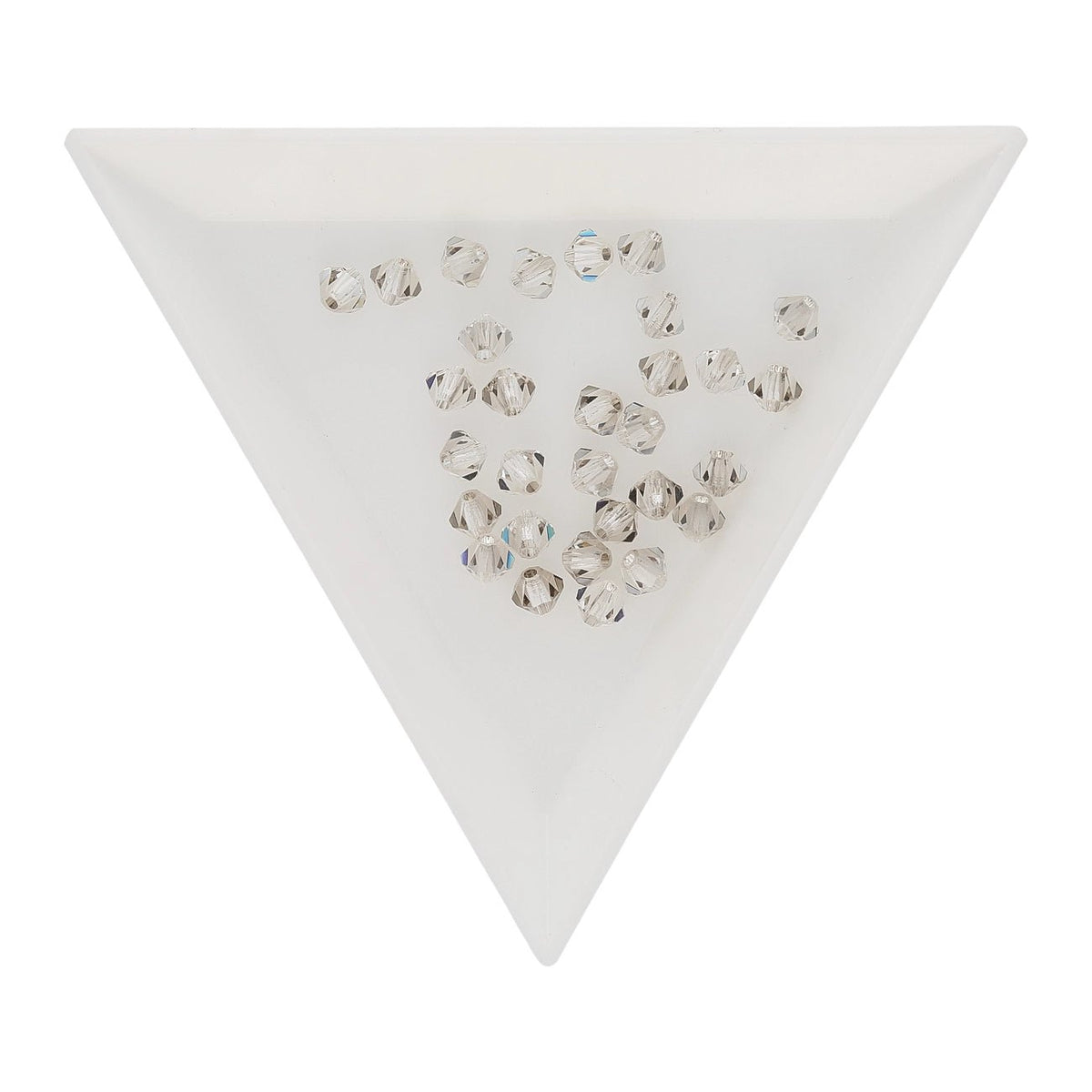 M.C. Doppelkegel 4 mm - Crystal Velvet - PerlineBeads SA