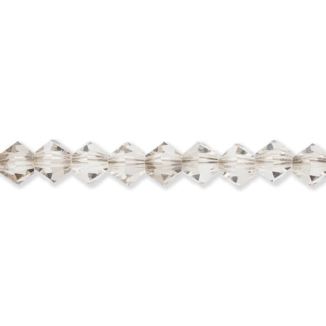 M.C. Doppelkegel 4 mm - Crystal Velvet - PerlineBeads SA