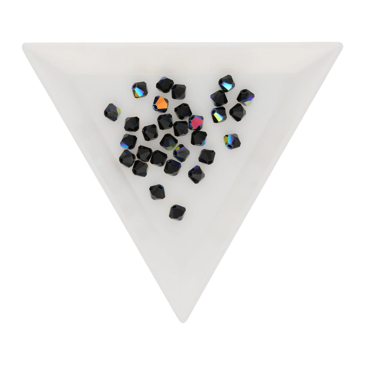 M.C. Doppelkegel 4 mm - Jet AB - PerlineBeads SA