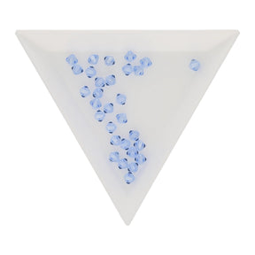 M.C. Doppelkegel 4 mm - Light Sapphire - PerlineBeads SA