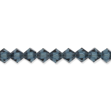 M.C. Doppelkegel 4 mm - Montana - PerlineBeads SA