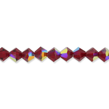 M.C. Doppelkegel 4 mm - Siam AB - PerlineBeads SA