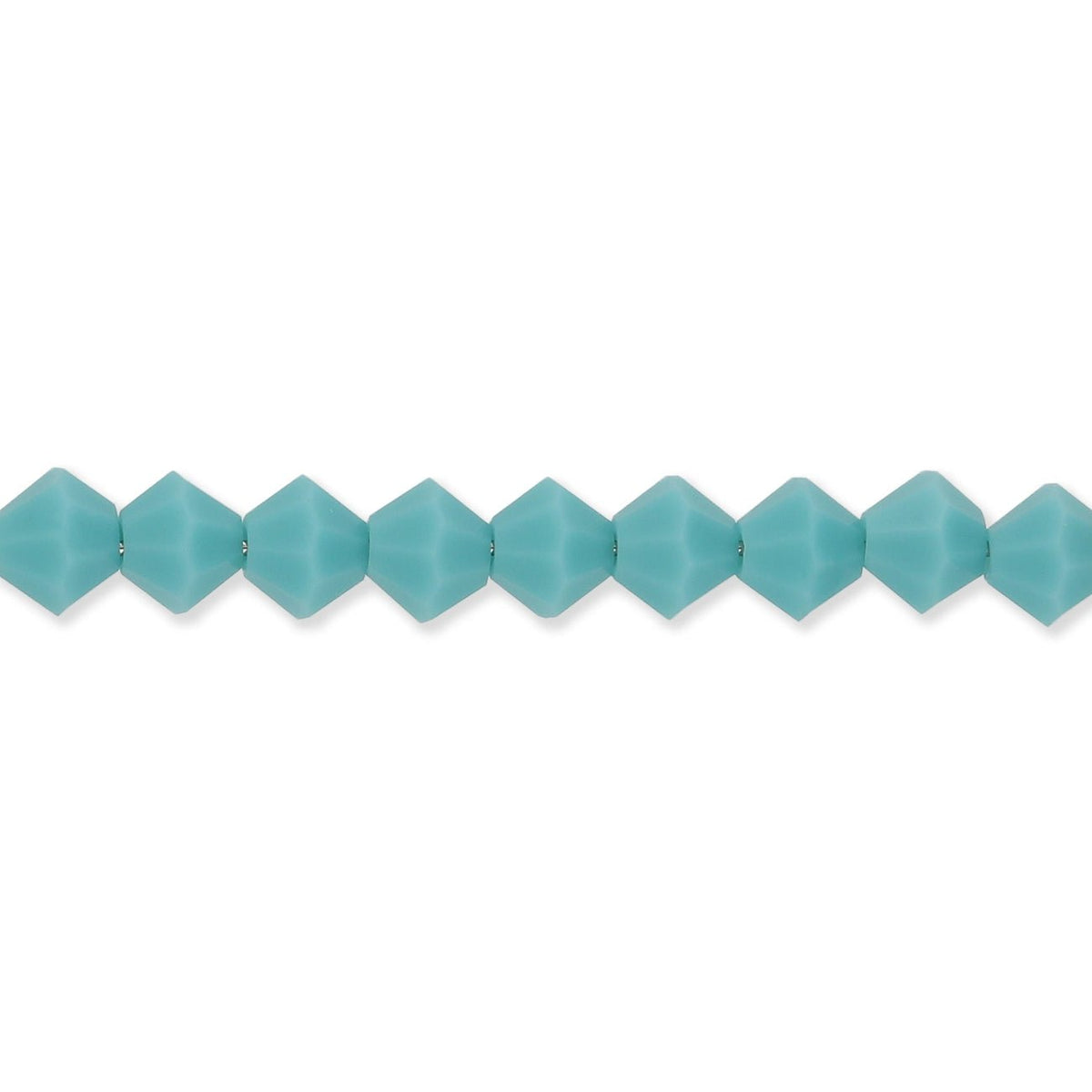 M.C. Doppelkegel 4 mm - Turquoise - PerlineBeads SA