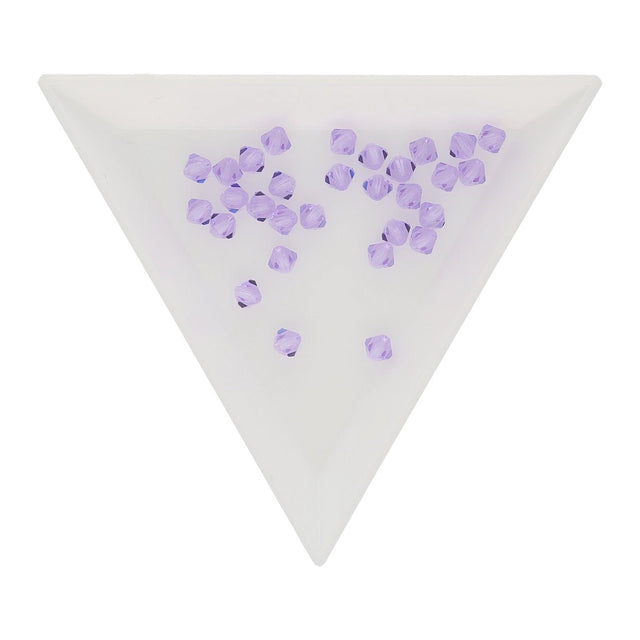 M.C. Doppelkegel 4 mm - Violet - PerlineBeads SA