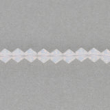 M.C. Doppelkegel 4 mm - White Opal - PerlineBeads SA
