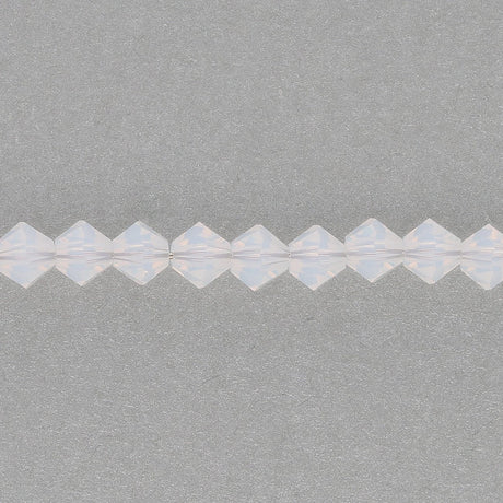 M.C. Doppelkegel 4 mm - White Opal - PerlineBeads SA