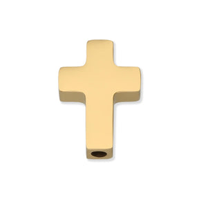 Metallperle aus Edelstahl - Kreuz - PerlineBeads SA