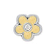 Metallperle Slider «Flower» mit Strass – Funkelnder Blütenzauber - PerlineBeads SA