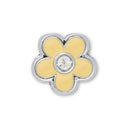 Metallperle Slider «Flower» mit Strass – Funkelnder Blütenzauber - PerlineBeads SA