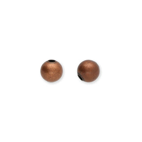 Metallperlen Antik Kupfer – Ø 5 mm (20 Stück) - PerlineBeads SA