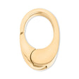 Mini Oval Karabiner – 18K vergoldeter Edelstahl - PerlineBeads SA