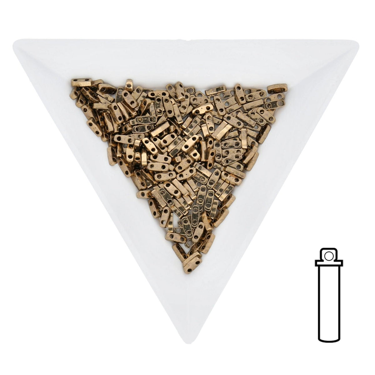Miyuki Quarter Tila bead - Metallic Bronze - PerlineBeads SA