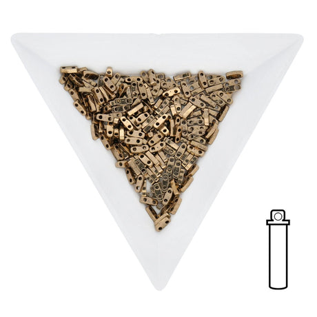 Miyuki Quarter Tila bead - Metallic Bronze - PerlineBeads SA