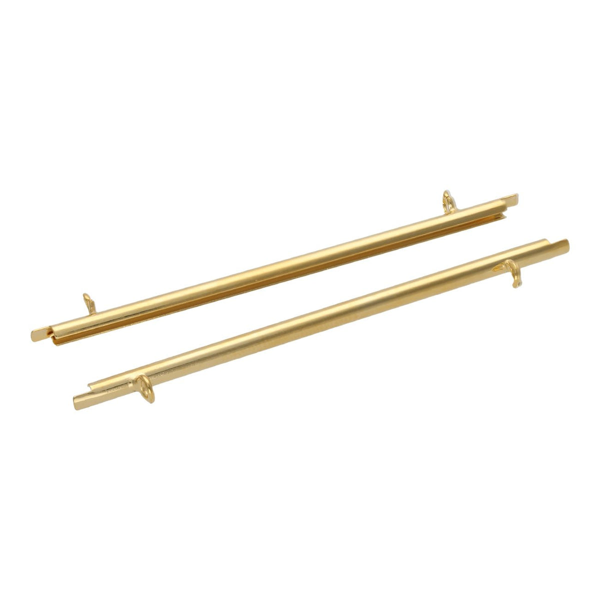 Miyuki röhrenförmiger Verschluss «Slide on» 60 mm – Farbe Gold - PerlineBeads SA