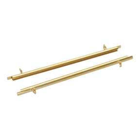 Miyuki röhrenförmiger Verschluss «Slide on» 60 mm – Farbe Gold - PerlineBeads SA