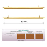 Miyuki röhrenförmiger Verschluss «Slide on» 60 mm – Farbe Gold - PerlineBeads SA