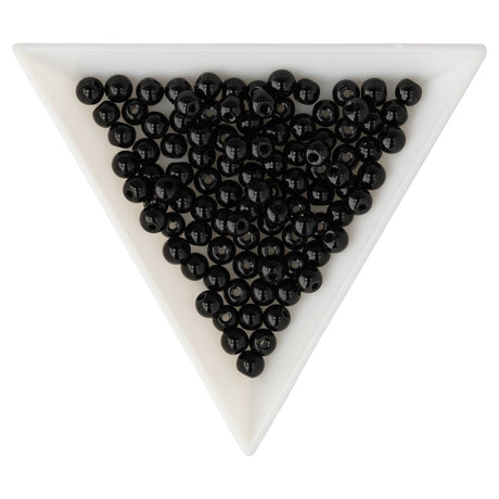 Obsidian Perlen · rund · 4 mm - PerlineBeads SA