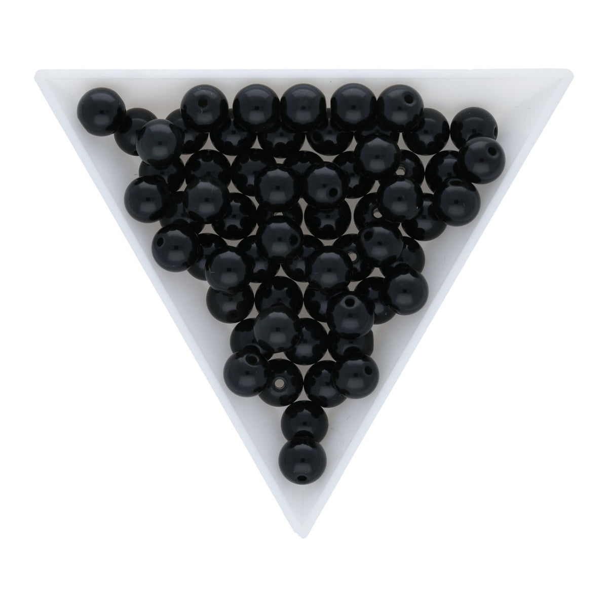 Obsidian Perlen rund 6 mm - PerlineBeads SA