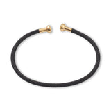 Offenes Armband aus geflochtenem Draht mit Schraubverschluss - PerlineBeads SA