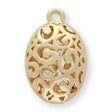 Ovaler Ornament - Anhänger - Farbe gold - PerlineBeads SA