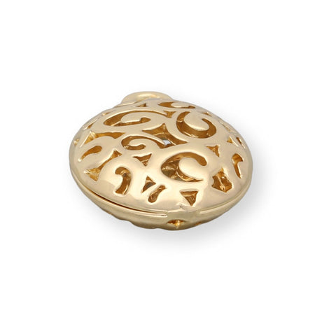 Ovaler Ornament - Anhänger - Farbe gold - PerlineBeads SA
