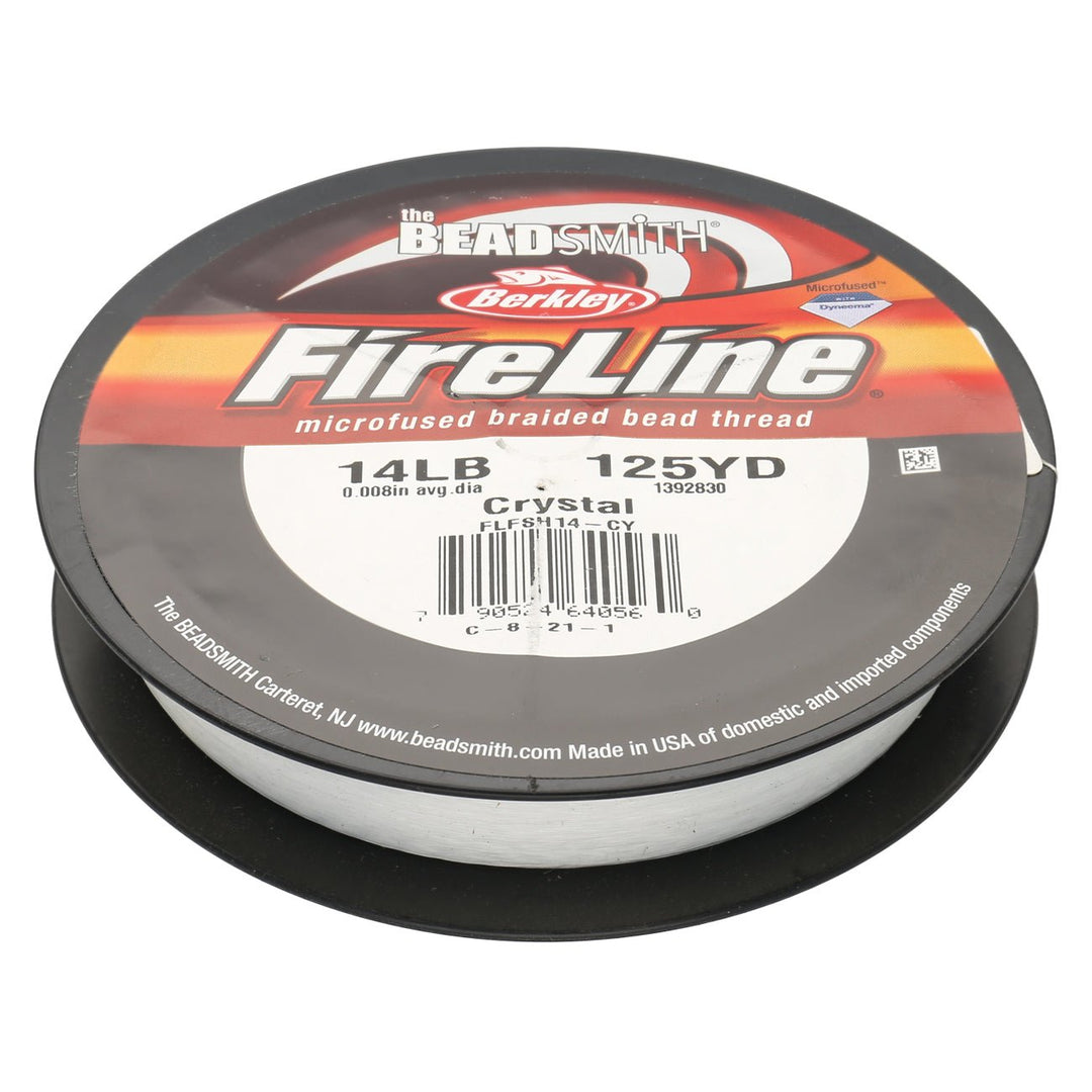 Perlenfaden Fireline 14 lb - Crystal - PerlineBeads