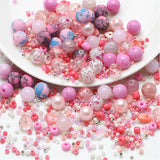 Perlenset „Pink Blossom“ – ca. 250 - Rosa - PerlineBeads SA