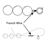 Perlspiraldraht (French Wire) 0,9 mm - Medium - Farbe Silber - PerlineBeads