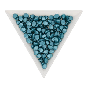 Pinch Bead 5x3 mm - Alabaster Pastel Emerald - PerlineBeads SA