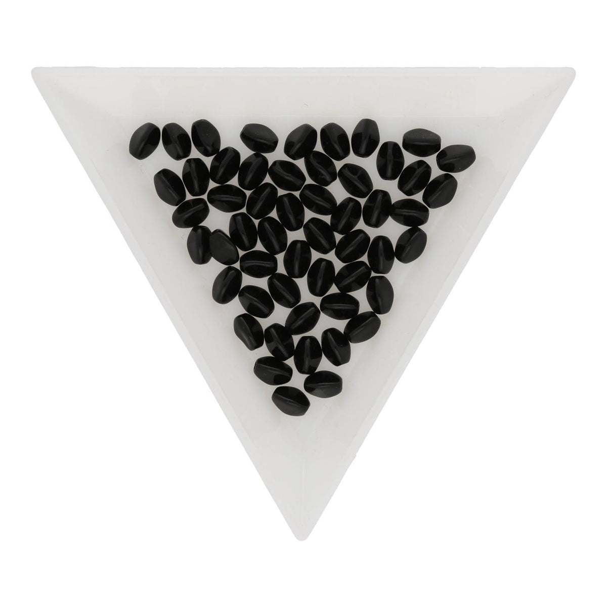 Pinch Bead 5x3 mm - Jet - PerlineBeads SA