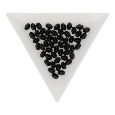 Pinch Bead 5x3 mm - Jet - PerlineBeads SA