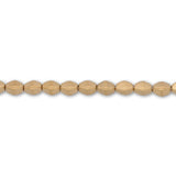 Pinch Bead 5x3 mm - Matte Metallic Flax - PerlineBeads SA