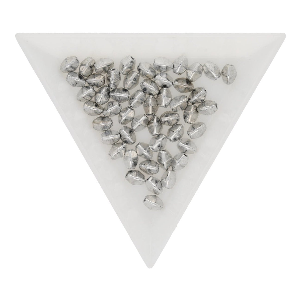 Pinch Bead 5x3 mm - Silver - PerlineBeads SA
