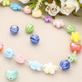 Porzellanperlen "Kürbisform" - Blau (5 Stk.) - PerlineBeads