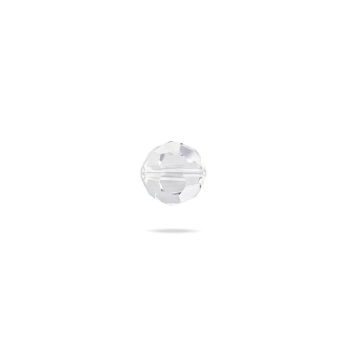 PRESTIGE 5000 Kristall, Classic runde Perle, 4 mm - Crystal (6 Stk.) - PerlineBeads SA