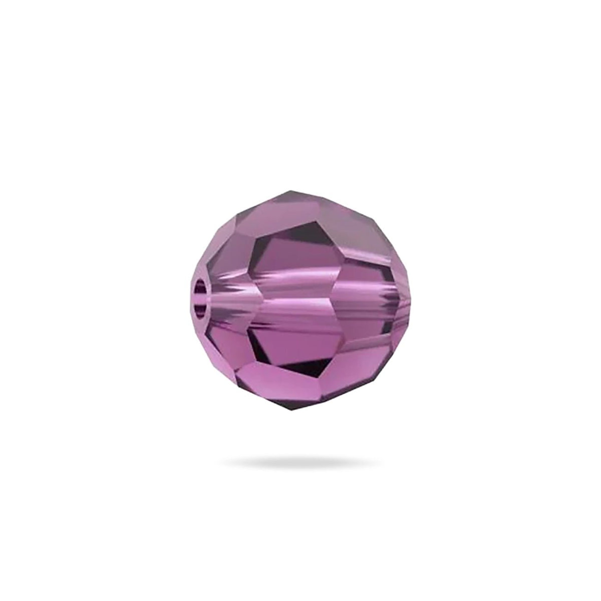 PRESTIGE 5000 Kristall, Classic runde Perle, 8 mm - Amethyst (2 Stk.) - PerlineBeads SA