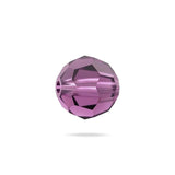 PRESTIGE 5000 Kristall, Classic runde Perle, 8 mm - Amethyst (2 Stk.) - PerlineBeads SA