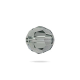 PRESTIGE 5000 Kristall, Classic runde Perle, 8 mm - Black Diamond (2 Stk.) - PerlineBeads SA
