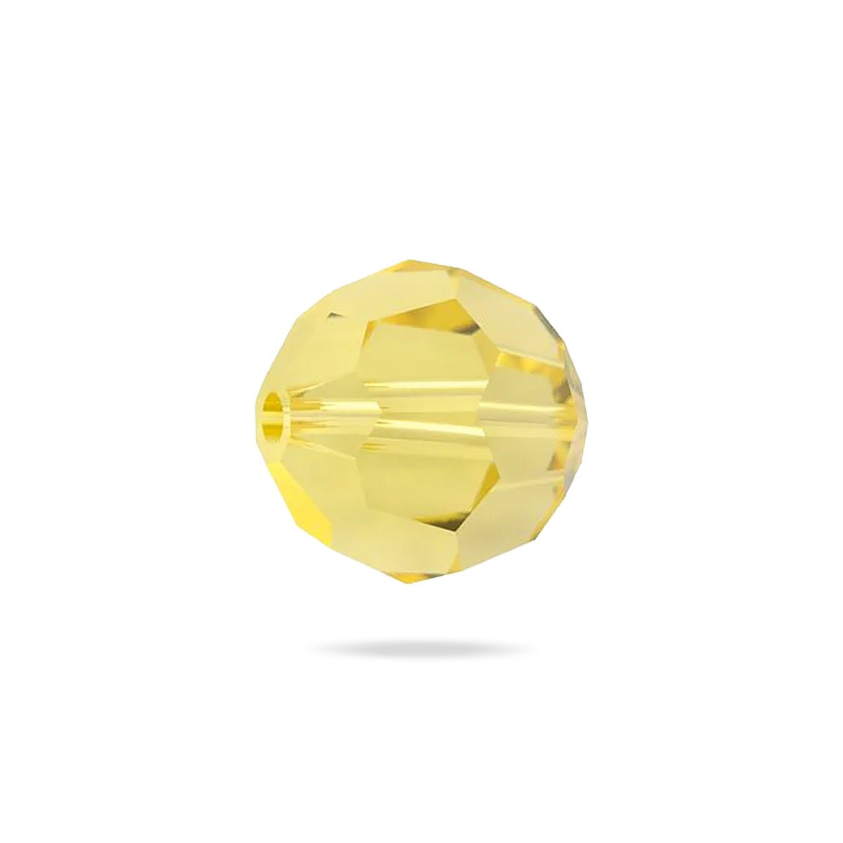 PRESTIGE 5000 Kristall, Classic runde Perle, 8 mm - Light Topaz (2 Stk.) - PerlineBeads SA
