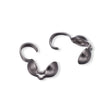 Quetschkalotten 5 mm (20 Stk.) - Gunmetal - PerlineBeads SA