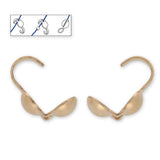Quetschkalotten 6 x 3,5 mm (2 Stk.) - 14K Gold Filled - PerlineBeads