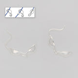 Quetschkalotten 6 x 3,5 mm (4 Stk.) - Sterling Silver - PerlineBeads