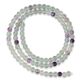 Regenbogenfluorit Perlen · rund · 4 mm - PerlineBeads SA