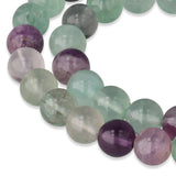 Regenbogenfluorit Perlen · rund · 8 mm - PerlineBeads SA