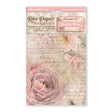 Reispapier "Shabby Rose" Backgrounds - A6 - 8 Motive - PerlineBeads SA