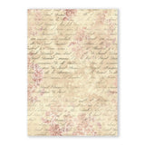 Reispapier "Shabby Rose" Backgrounds - A6 - 8 Motive - PerlineBeads SA