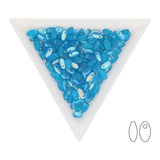 Rizo Glasperlen - 2,5 x 6 mm - Aqua AB Matted - PerlineBeads SA