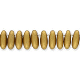 Rizo Glasperlen - 2,5 x 6 mm - Crystal Olive Gold - PerlineBeads SA