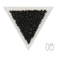 Rizo Glasperlen - 2,5 x 6 mm - Jet - PerlineBeads SA