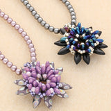 Rizo Glasperlen - 2,5 x 6 mm - Jet Blue Iris - PerlineBeads SA